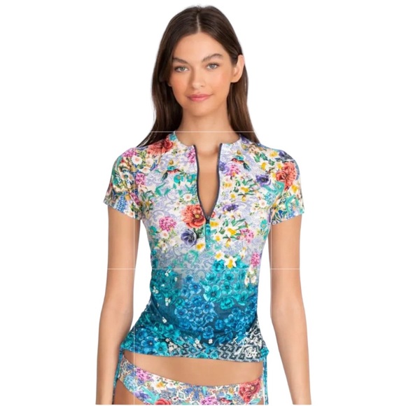 JOHNNY WAS SUN RAYS SURF SHIRT NWT Size Large - Picture 6 of 6